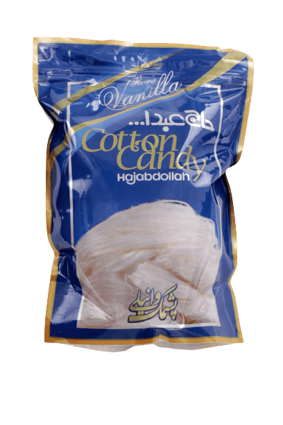 Cotton Candy Vanilla Hajabdollah 180g (pashmak vanili)