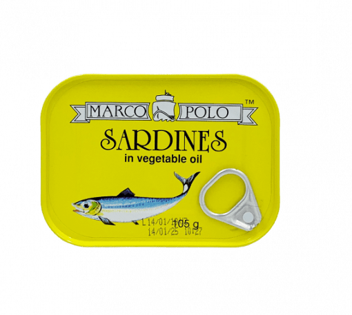 Marco Polo Sardines In Vegetable Oil 105g