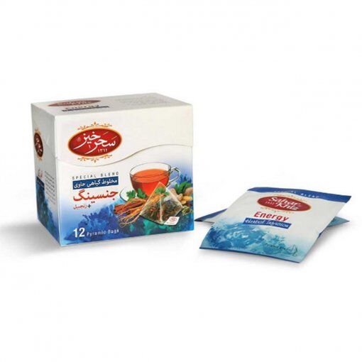 Saharkhiz Ginger & Ginseng Herbal Tea 12 Bags