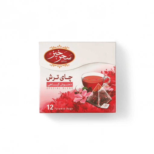 Hibiscus Sour Tea Saharkhiz 12 Pyramid Bags (chay torsh)