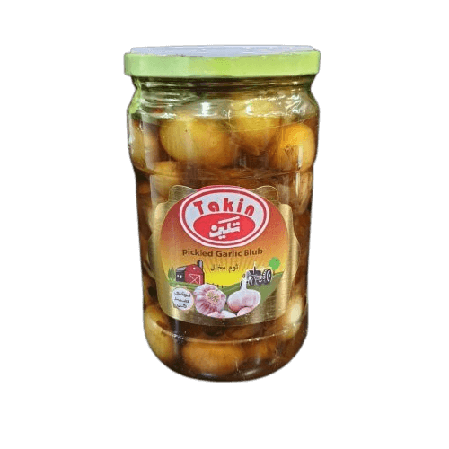Takin Pickled Garlic Blub 670g (torshi sir)