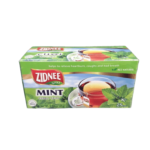 Zidnee 100% Natural Mint Herbal Drink 25 Bags