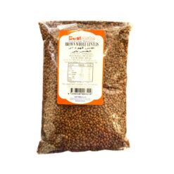 Bestaste Brown Whole Lentils 1kg (adas ghahvee)